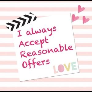 I will always accept or counter all offers!